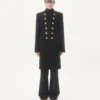Manteau croisé en laine double épaisseur Valentino Manteau croisé en laine double épaisseur Valentino