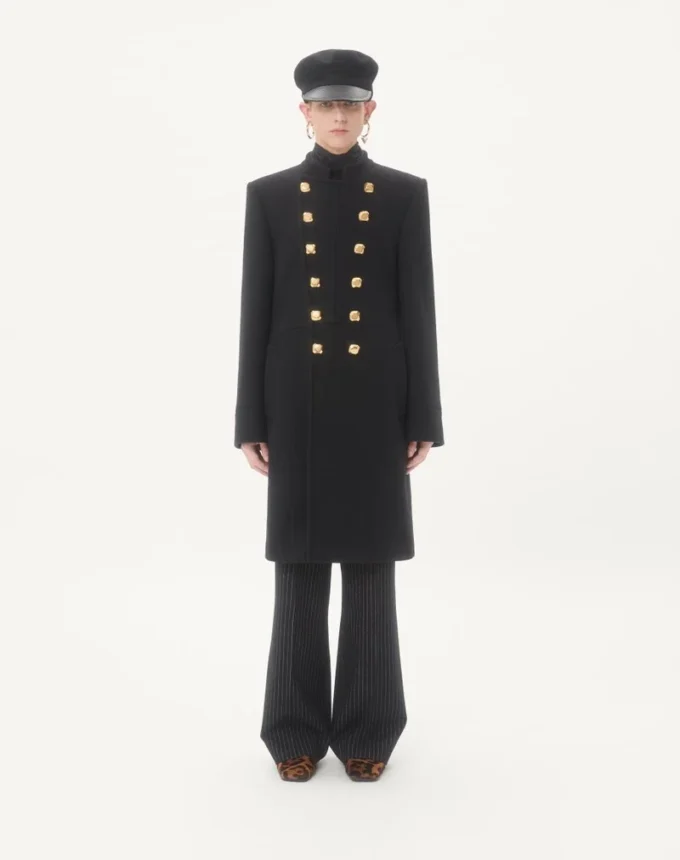 Manteau croisé en laine double épaisseur Valentino Manteau croisé en laine double épaisseur Valentino