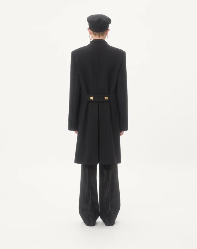 Manteau croisé en laine double épaisseur Valentino Manteau croisé en laine double épaisseur Valentino