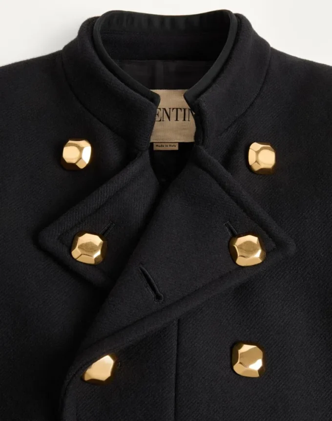 Manteau croisé en laine double épaisseur Valentino Manteau croisé en laine double épaisseur Valentino