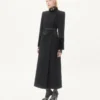 Manteau drapé compact Manteau drapé compact