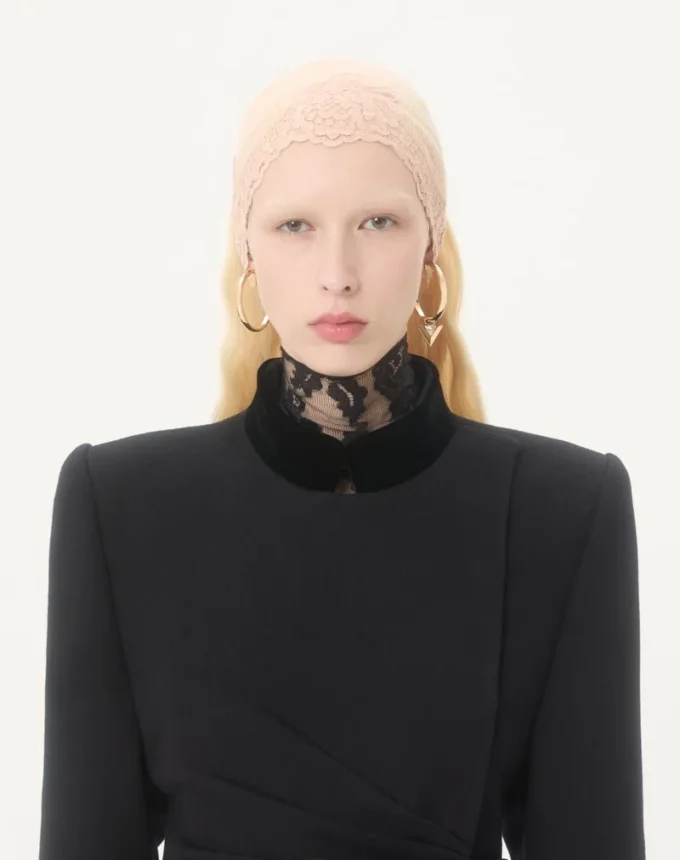 Manteau drapé compact Manteau drapé compact