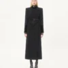 Manteau drapé compact Manteau drapé compact