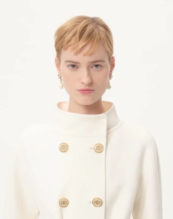 Manteau drapé compact Manteau drapé compact