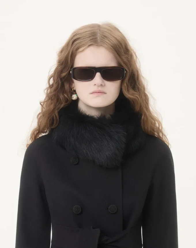 Manteau drapé compact Manteau drapé compact
