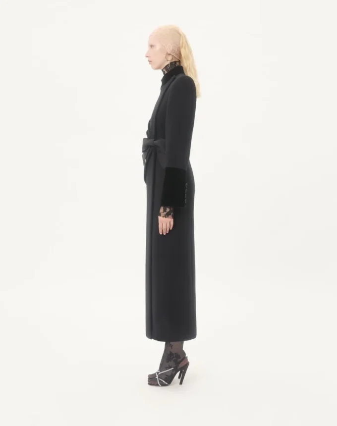 Manteau drapé compact Manteau drapé compact