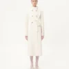 Manteau drapé compact Manteau drapé compact