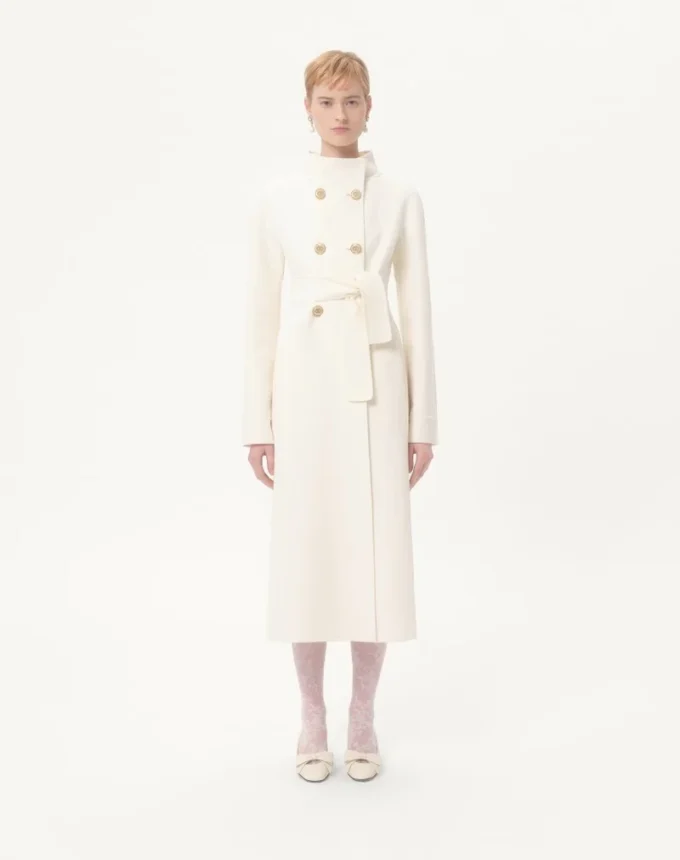 Manteau drapé compact Manteau drapé compact