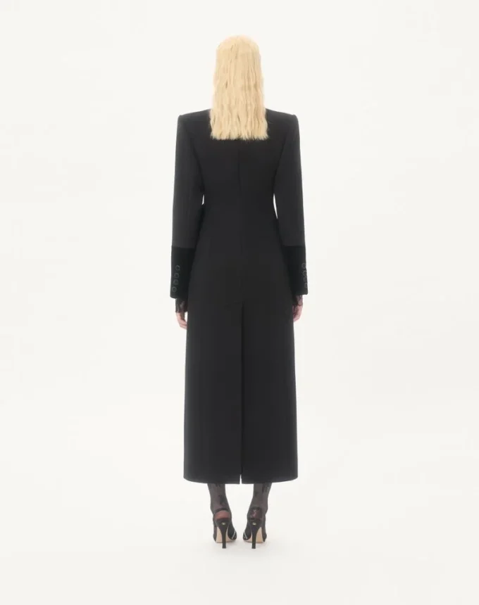 Manteau drapé compact Manteau drapé compact