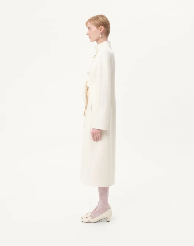 Manteau drapé compact Manteau drapé compact