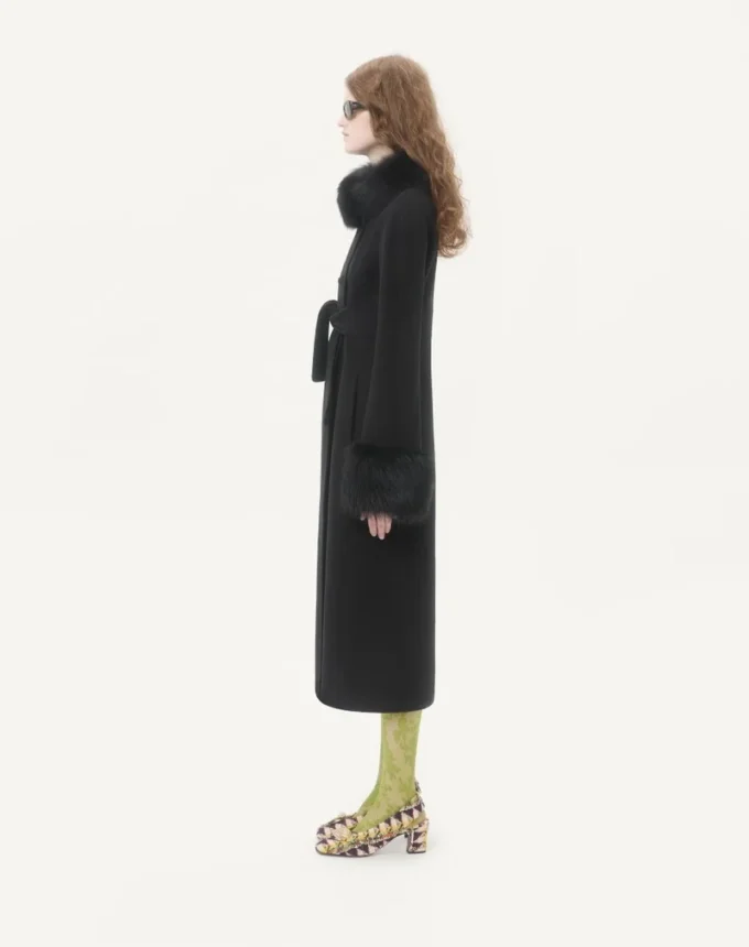 Manteau drapé compact Manteau drapé compact