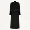 Manteau drapé compact Manteau drapé compact