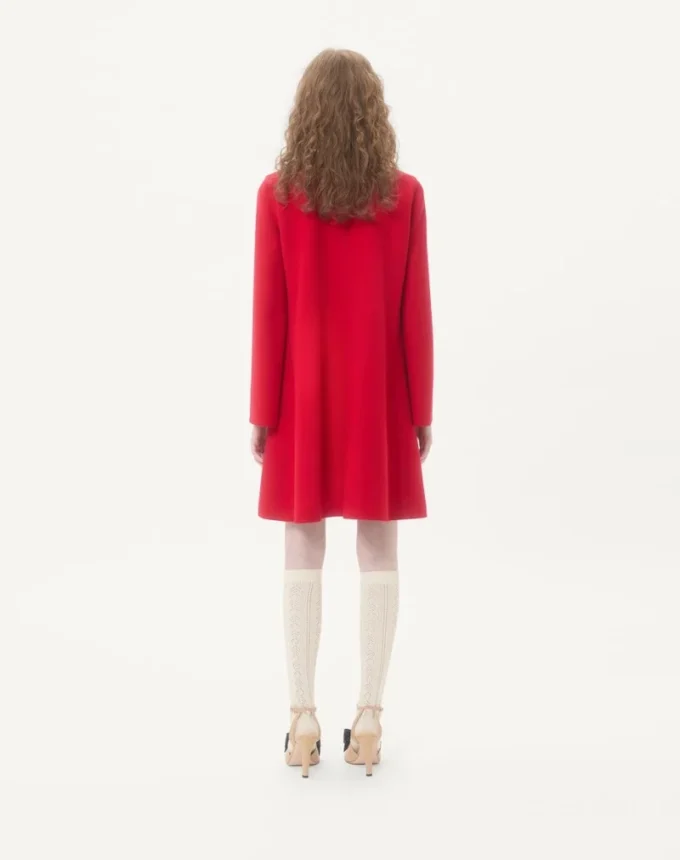 Manteau drapé compact Manteau drapé compact