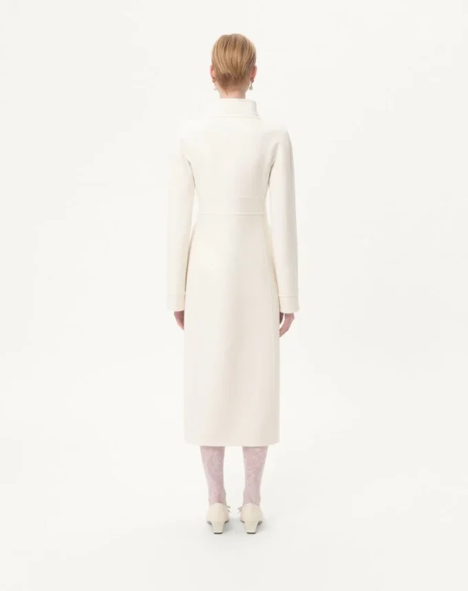 Manteau drapé compact Manteau drapé compact