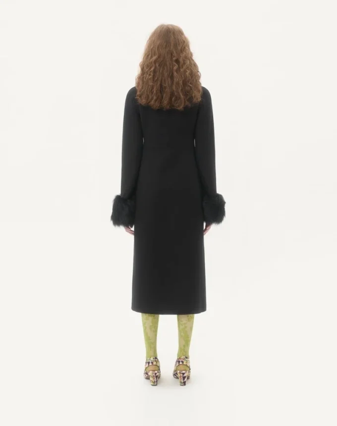 Manteau drapé compact Manteau drapé compact