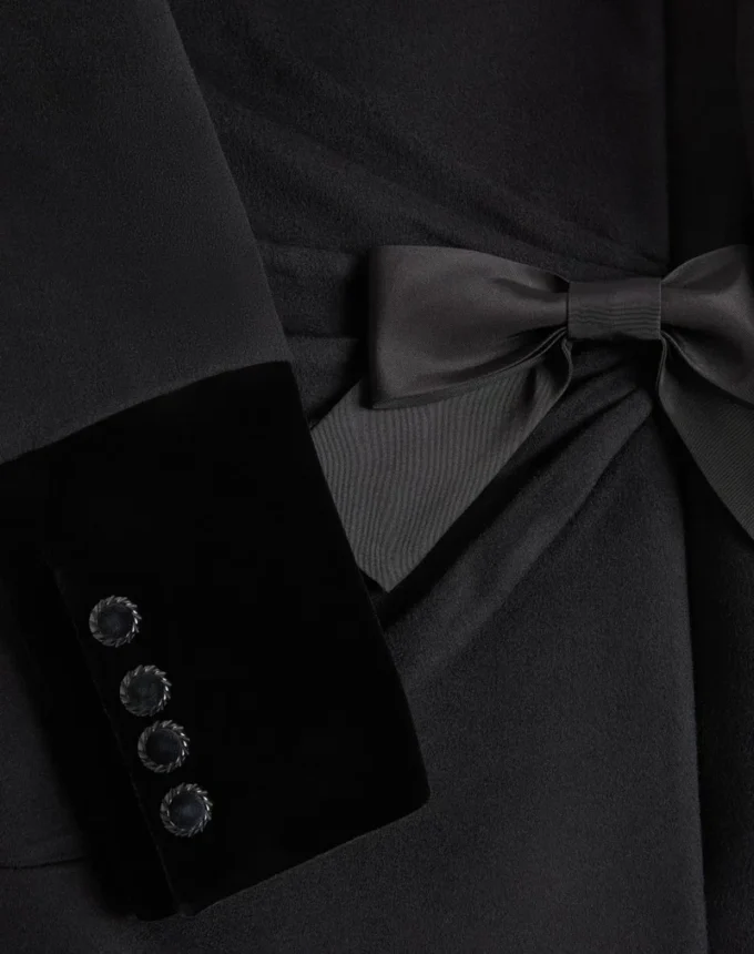 Manteau drapé compact Manteau drapé compact
