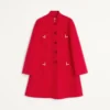 Manteau drapé compact Manteau drapé compact