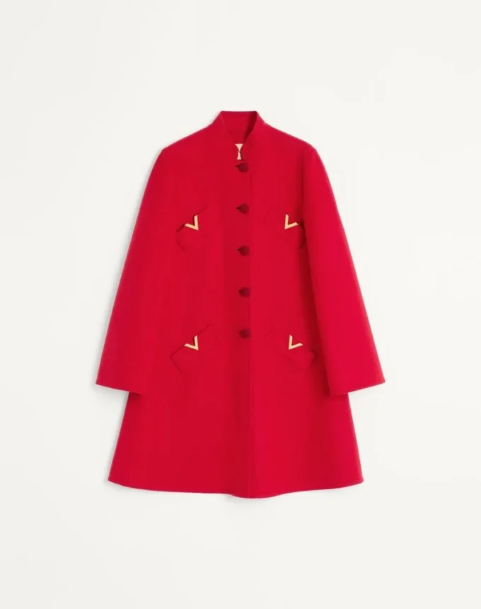 Manteau drapé compact Manteau drapé compact
