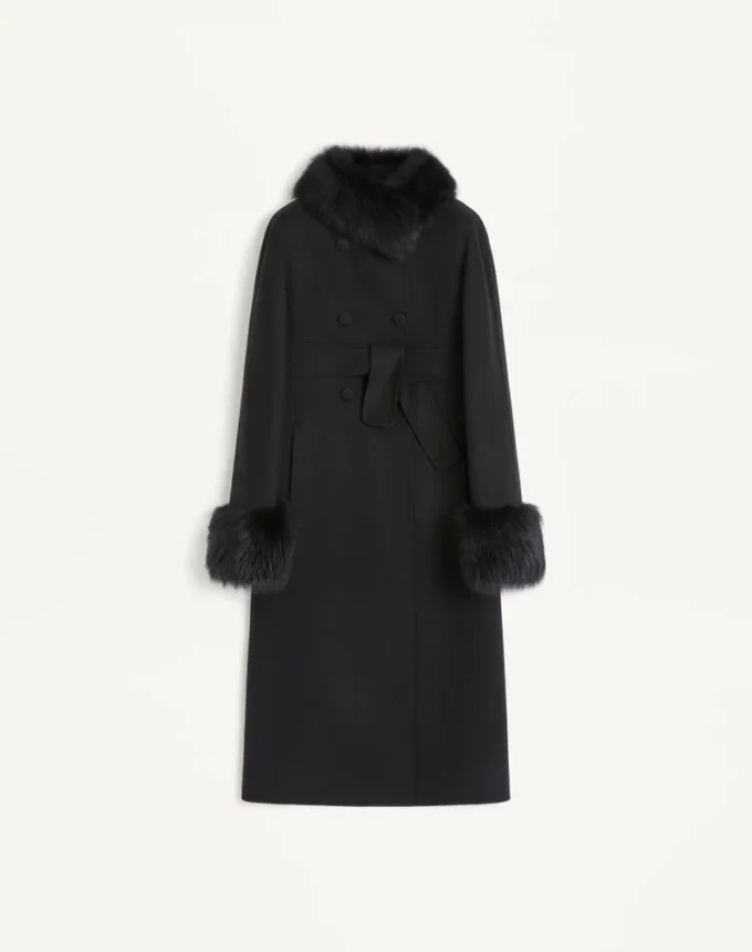 Manteau drapé compact Manteau drapé compact