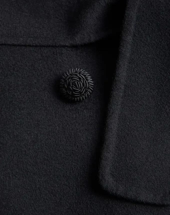 Manteau drapé compact Manteau drapé compact
