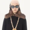 Manteau drapé en laine Manteau drapé en laine