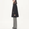 Manteau drapé en laine Manteau drapé en laine