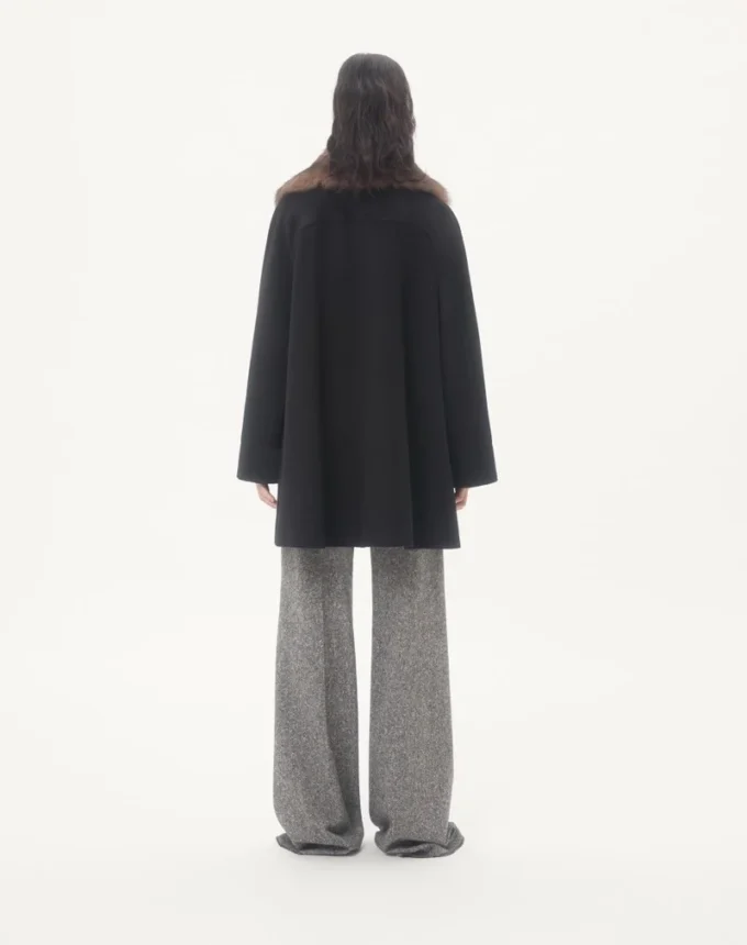Manteau drapé en laine Manteau drapé en laine