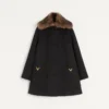 Manteau drapé en laine Manteau drapé en laine