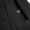 Manteau drapé en laine Manteau drapé en laine