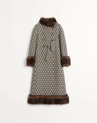 Manteau en jacquard Toute La V