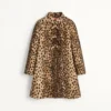 Manteau en laine imprimé Jaguar Spots Manteau en laine imprimé Jaguar Spots