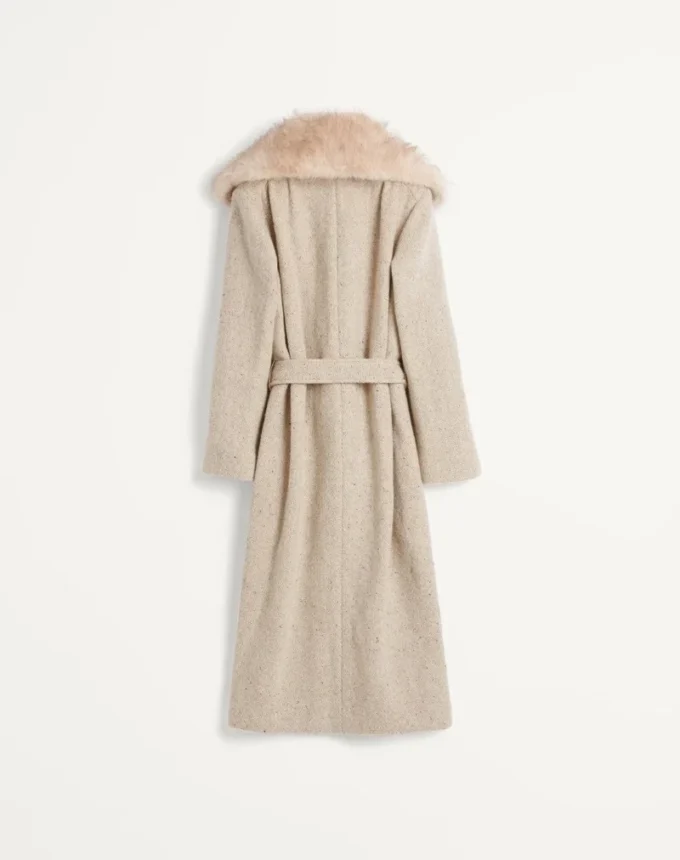 Manteau en laine texturée Manteau en laine texturée