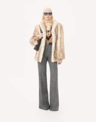 Manteau en peau lainée Manteau en peau lainée