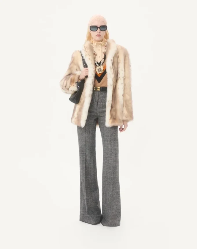 Manteau en peau lainée Manteau en peau lainée