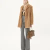 Manteau en peau lainée Manteau en peau lainée