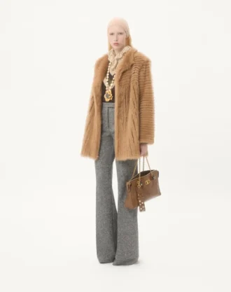 Manteau en peau lainée Manteau en peau lainée