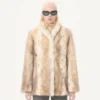 Manteau en peau lainée Manteau en peau lainée