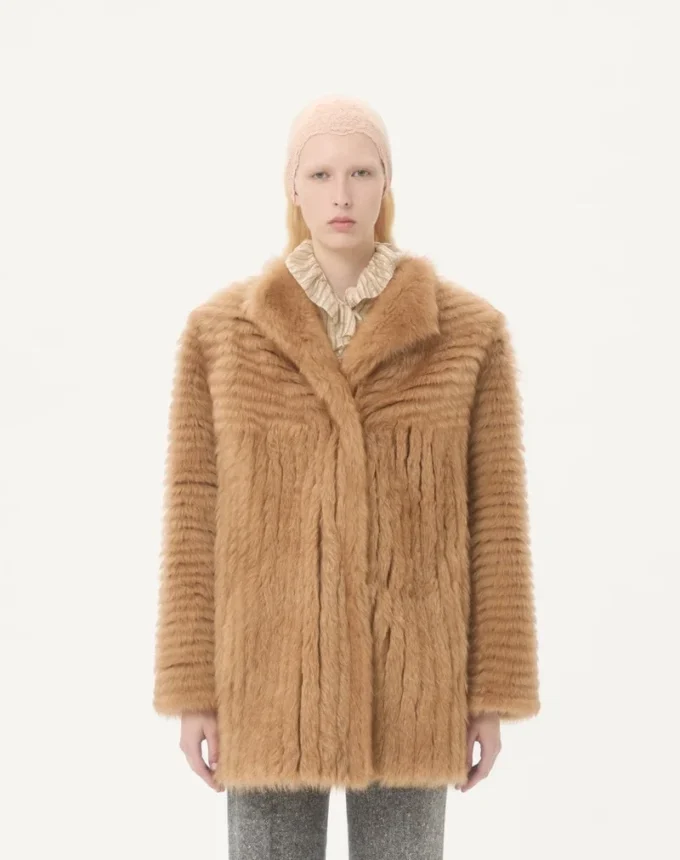 Manteau en peau lainée Manteau en peau lainée