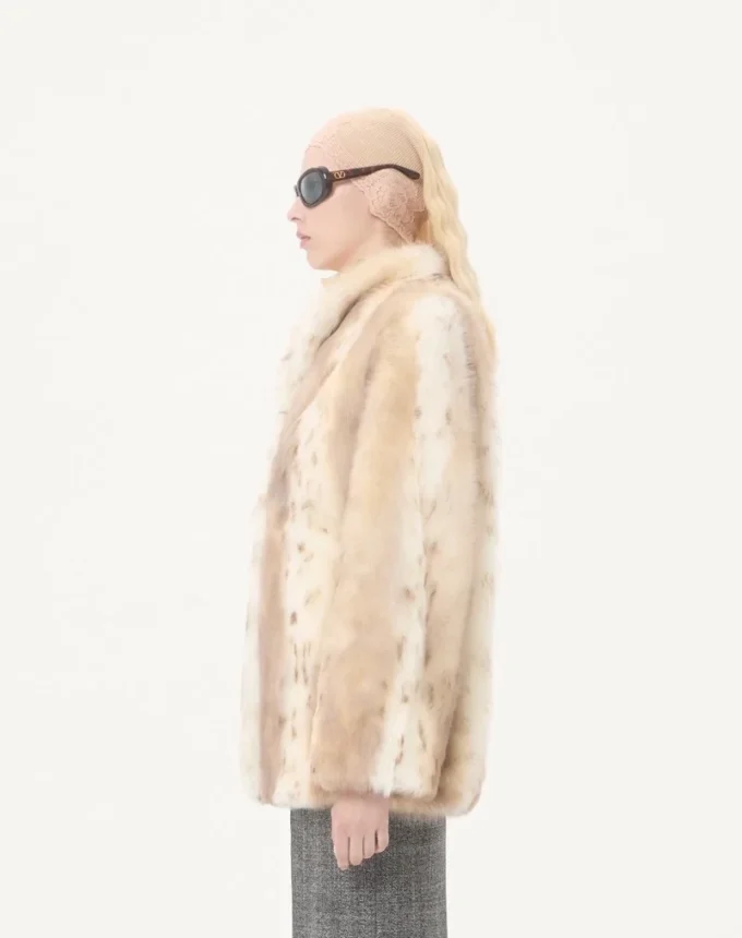 Manteau en peau lainée Manteau en peau lainée