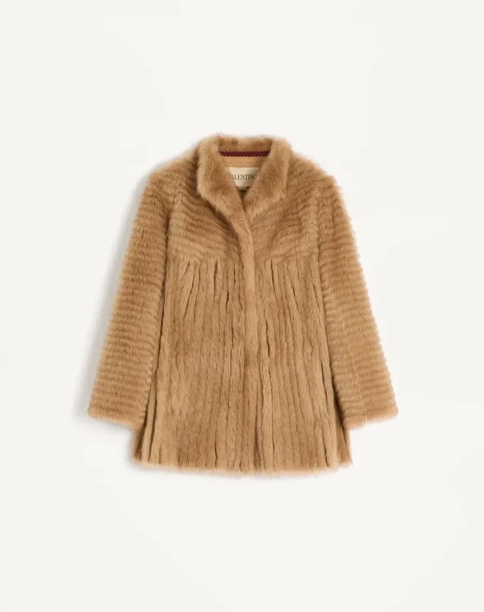 Manteau en peau lainée Manteau en peau lainée