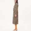 Manteau en tissu imprimé animalier Manteau en tissu imprimé animalier