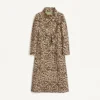 Manteau en tissu imprimé animalier Manteau en tissu imprimé animalier