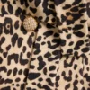 Manteau en tissu imprimé animalier Manteau en tissu imprimé animalier
