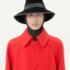Manteau simple boutonnage Valentino en drap de laine Manteau simple boutonnage Valentino en drap de laine
