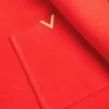 Manteau simple boutonnage Valentino en drap de laine Manteau simple boutonnage Valentino en drap de laine