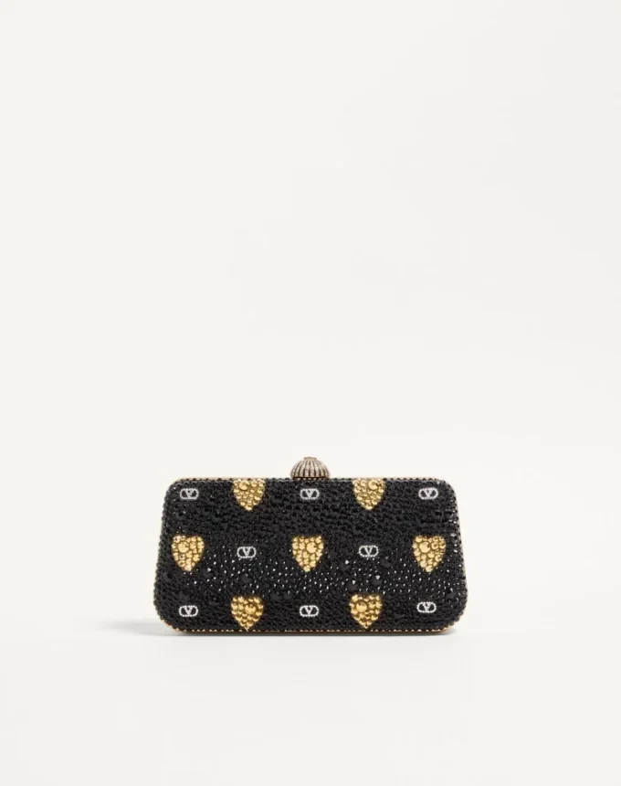 Minaudière Carry Secrets avec motif Cour de Cœur en strass Minaudière Carry Secrets avec motif Cour de Cœur en strass
