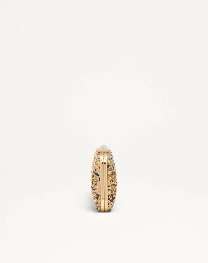 Minaudière Carry Secrets avec strass et motif Apres L’Hiver Minaudière Carry Secrets avec strass et motif Apres L’Hiver