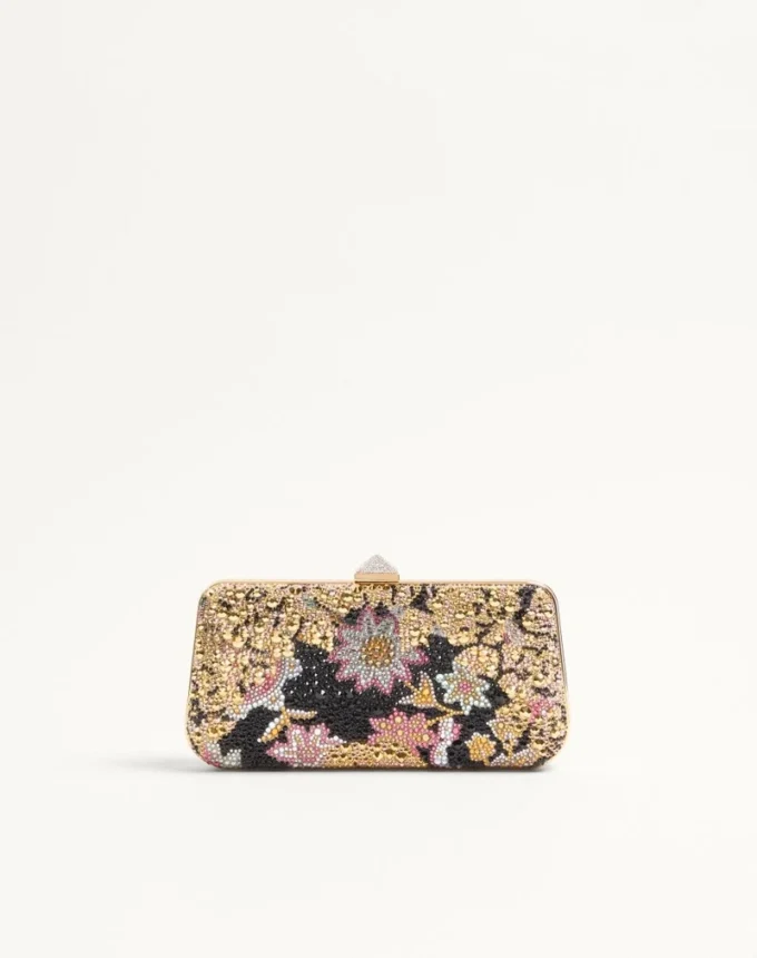 Minaudière Carry Secrets avec strass et motif Apres L’Hiver Minaudière Carry Secrets avec strass et motif Apres L’Hiver