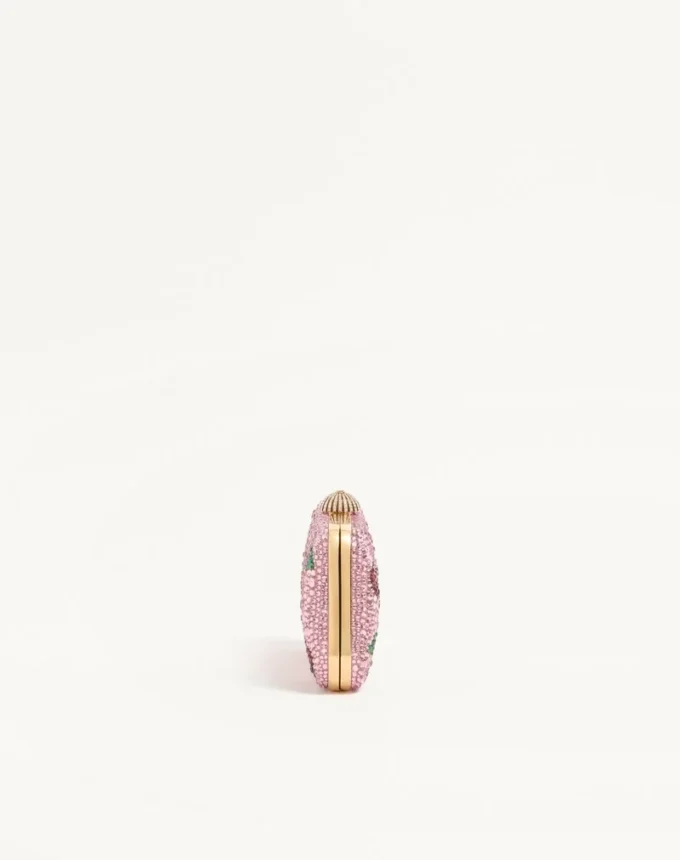 Minaudière Valentino Garavani Carry Secrets avec motif en strass Cherryfic Minaudière Valentino Garavani Carry Secrets avec motif en strass Cherryfic