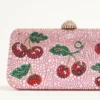 Minaudière Valentino Garavani Carry Secrets avec motif en strass Cherryfic Minaudière Valentino Garavani Carry Secrets avec motif en strass Cherryfic